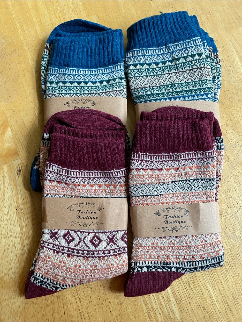 Fashion Boutique 4 pairs socks new